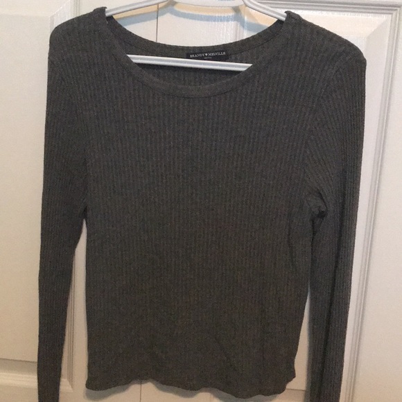 Brandy Melville ribbed long sleeve - Picture 2 of 2